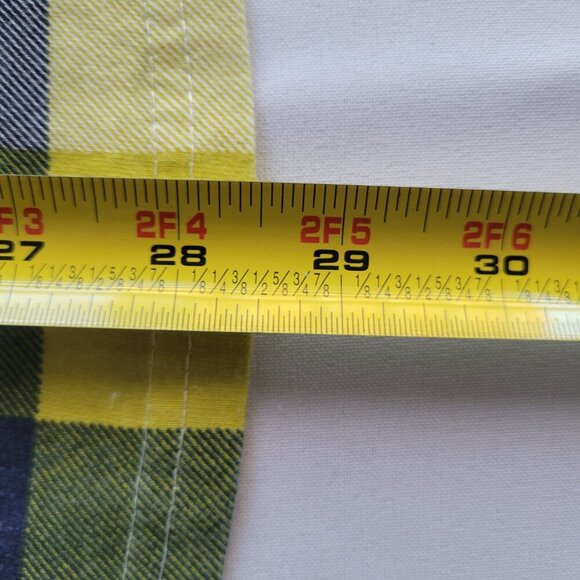 Ruff Hewn Yellow Plaid Long Sleeve Button-down Shirt (Size XL) - Picture 15 of 16